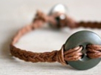 pinterest Braided Button Bracelet